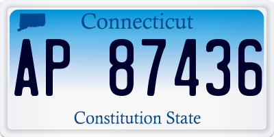 CT license plate AP87436