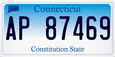 CT license plate AP87469
