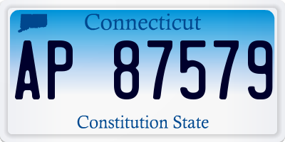 CT license plate AP87579