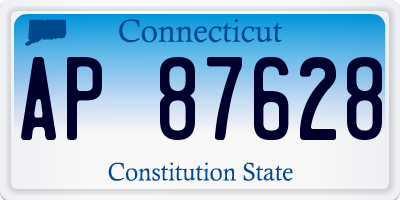 CT license plate AP87628