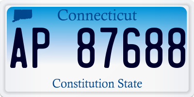 CT license plate AP87688