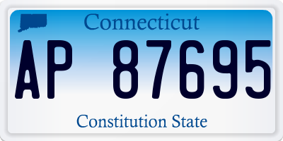 CT license plate AP87695