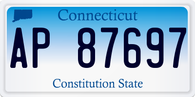 CT license plate AP87697