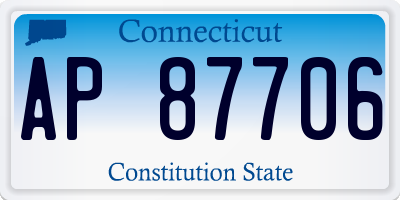 CT license plate AP87706