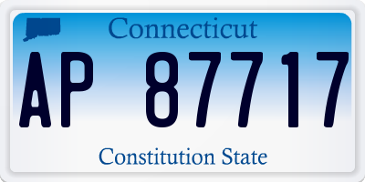 CT license plate AP87717