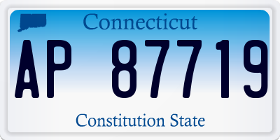 CT license plate AP87719