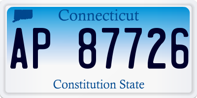 CT license plate AP87726