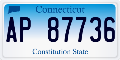 CT license plate AP87736