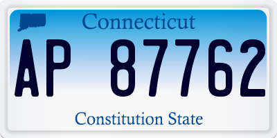 CT license plate AP87762