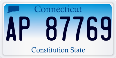 CT license plate AP87769