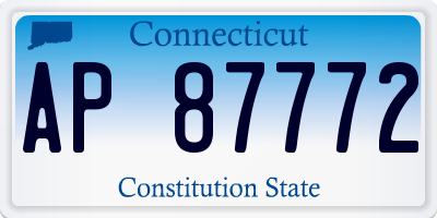 CT license plate AP87772