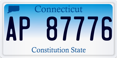 CT license plate AP87776