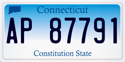 CT license plate AP87791