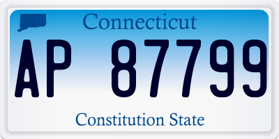 CT license plate AP87799