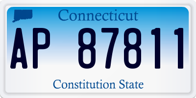 CT license plate AP87811