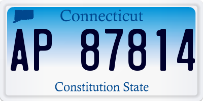 CT license plate AP87814