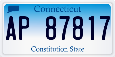 CT license plate AP87817