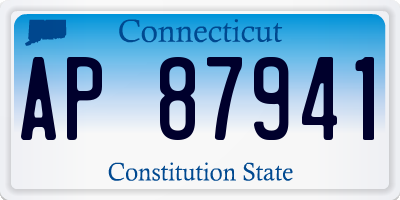 CT license plate AP87941