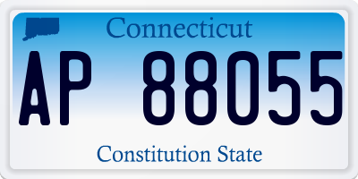 CT license plate AP88055