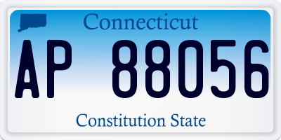 CT license plate AP88056