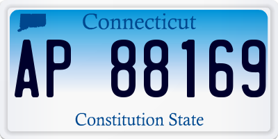 CT license plate AP88169