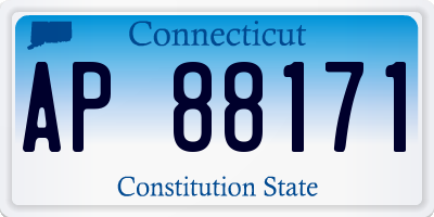 CT license plate AP88171