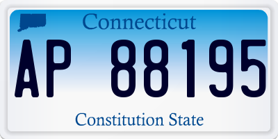 CT license plate AP88195