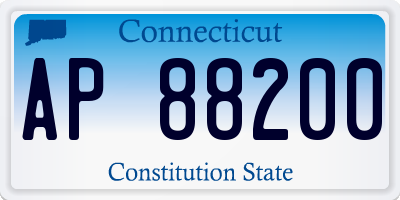 CT license plate AP88200