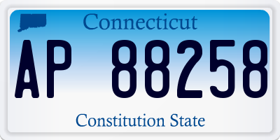 CT license plate AP88258