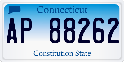 CT license plate AP88262