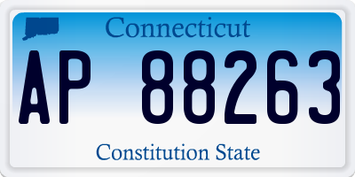 CT license plate AP88263