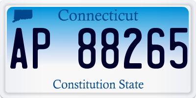 CT license plate AP88265