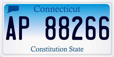 CT license plate AP88266