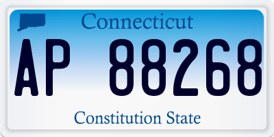 CT license plate AP88268