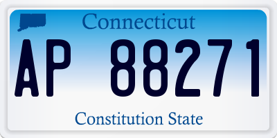 CT license plate AP88271