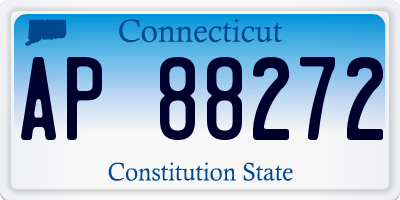 CT license plate AP88272