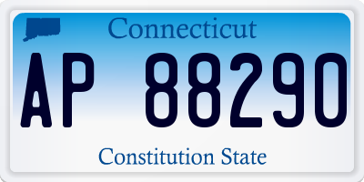 CT license plate AP88290