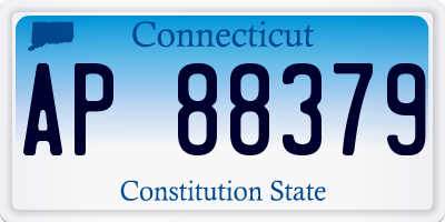CT license plate AP88379