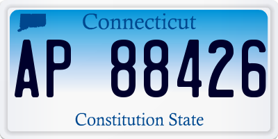CT license plate AP88426