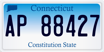 CT license plate AP88427