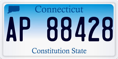 CT license plate AP88428