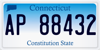 CT license plate AP88432