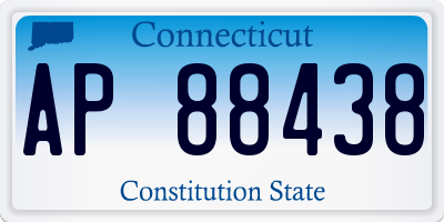 CT license plate AP88438