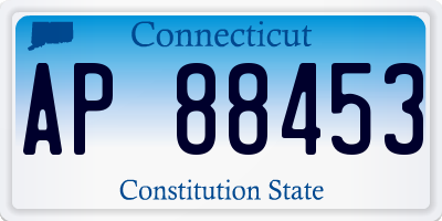CT license plate AP88453