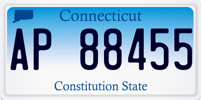 CT license plate AP88455