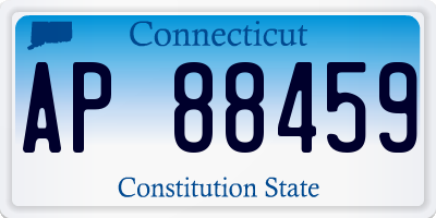 CT license plate AP88459