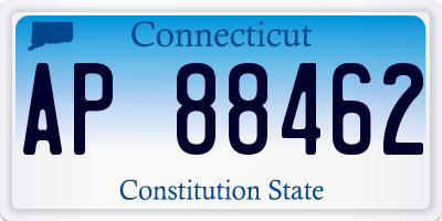 CT license plate AP88462