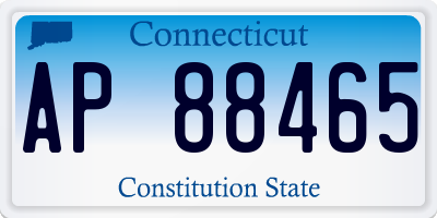 CT license plate AP88465
