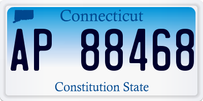 CT license plate AP88468