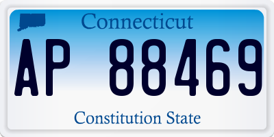 CT license plate AP88469